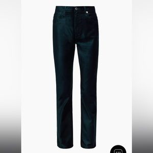 NWOT AGOLDE Nico Velvet Boot-Cut Trousers - never worn!